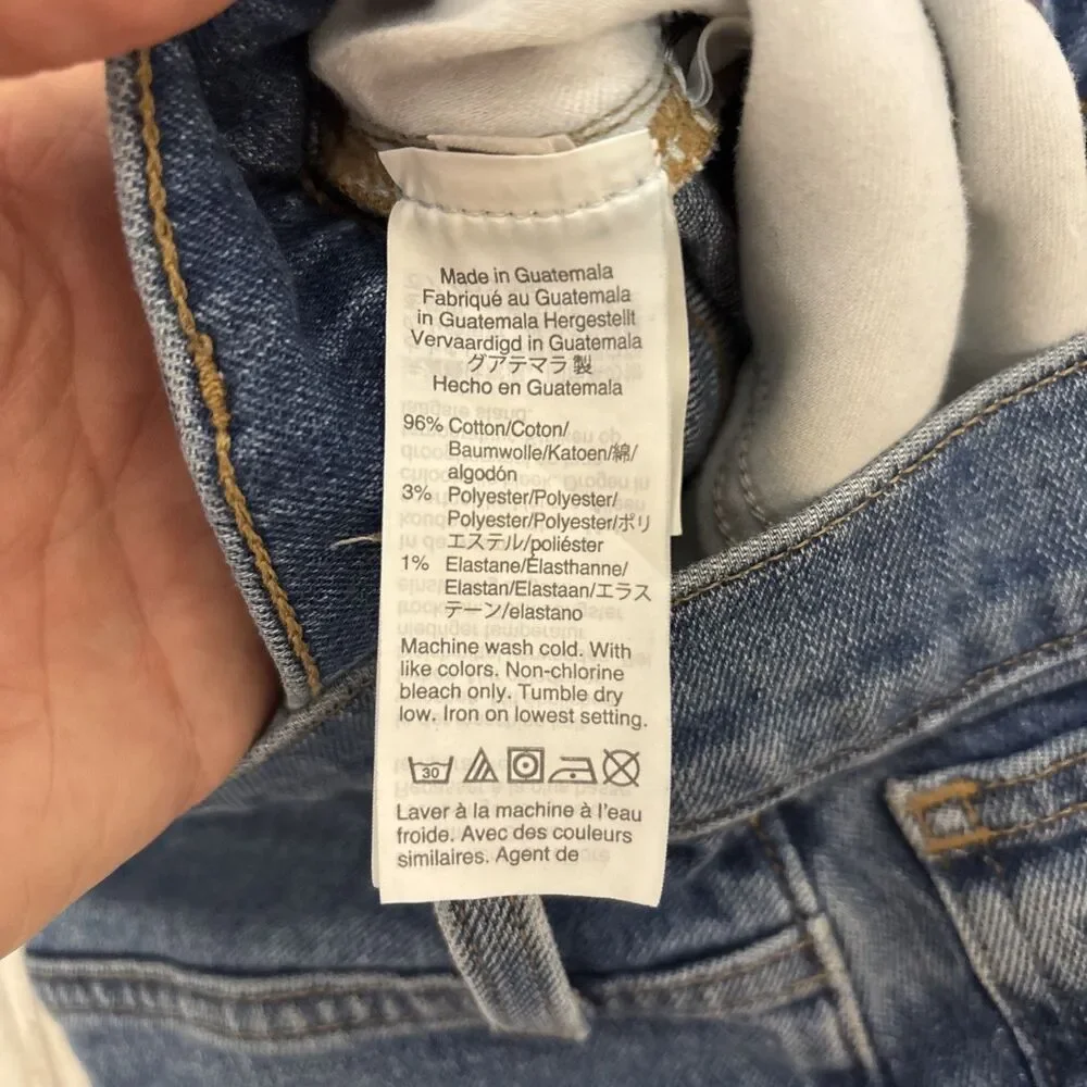 Womens Size 27 Madewell High Rise Denim Shorts EUC